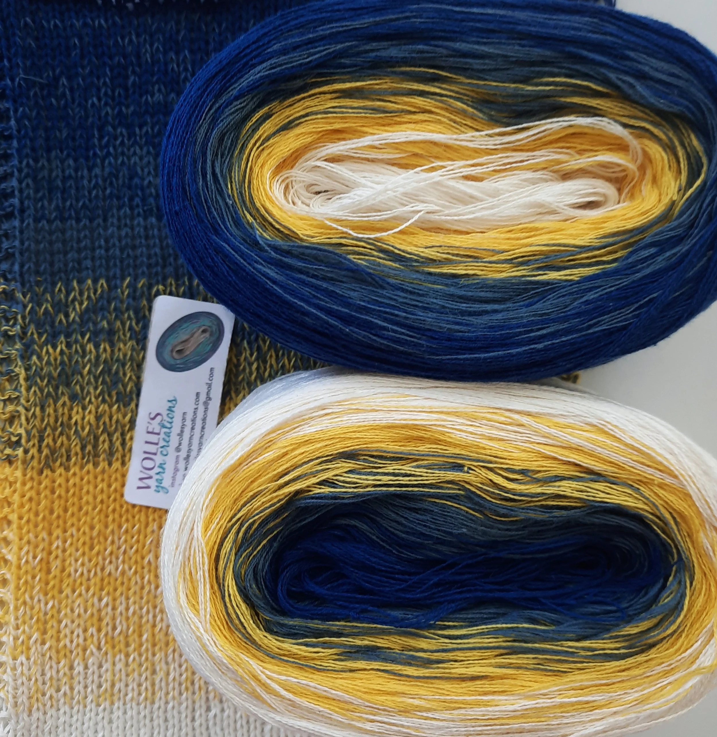 ZINNIA | Color Changing Cotton yarn | Fingering Weight — Wolle's